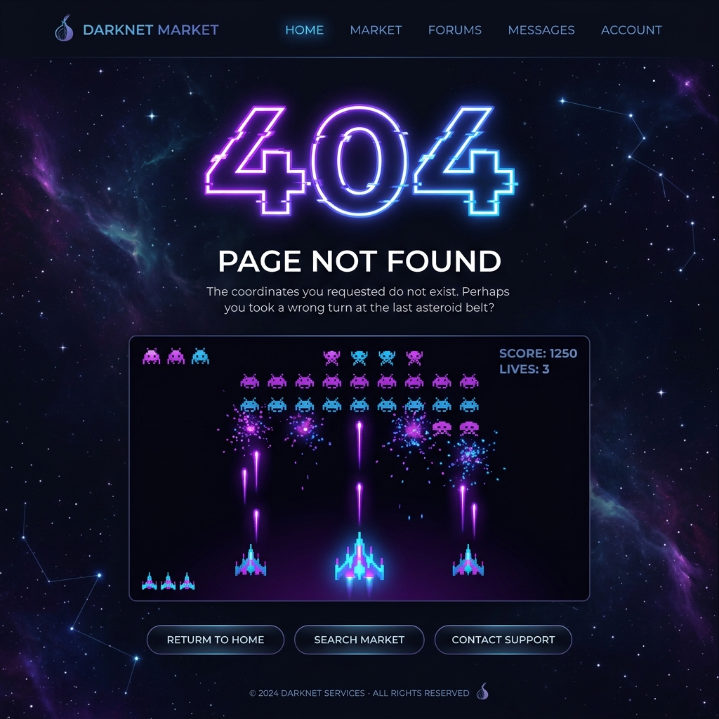 Captura de pantalla de la página 404 interactiva de Astra